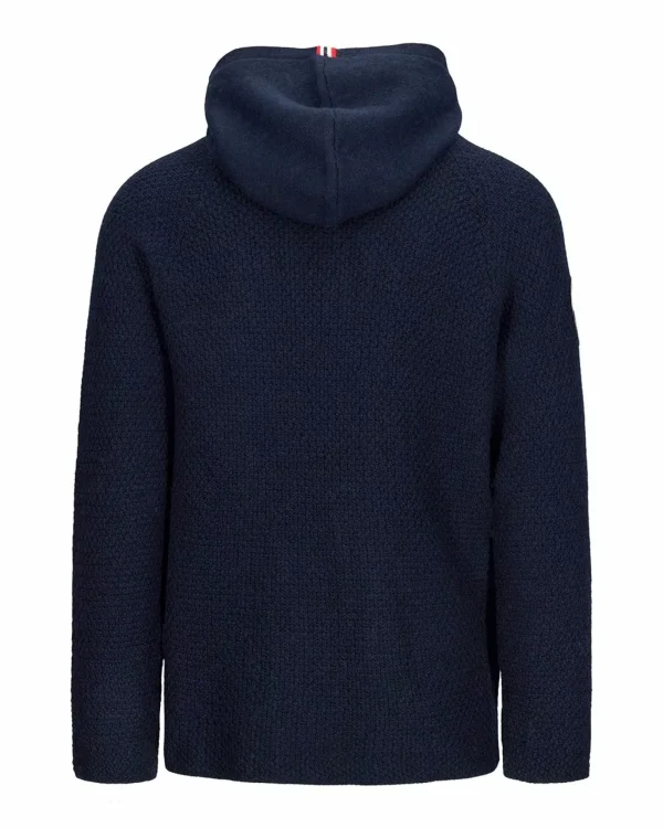 Shop Amundsen Sports Boiled Hoodie Laced 590 Faded Navy