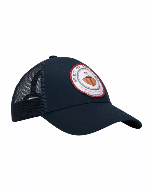 Flash Sale Amundsen Sports Canvas Trucker Cap 591 Faded Navy Deck