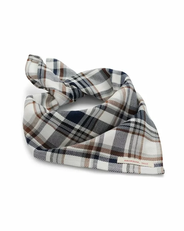Cheap Amundsen Sports Field Bandana 590 Chequered Navy/Tan