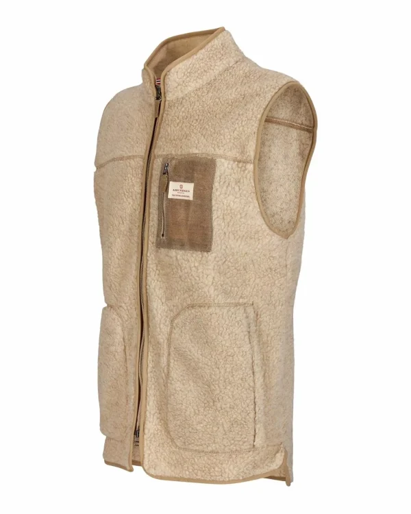 Cheap Amundsen Sports Heroes Wool Fleece Vest 610 Natural