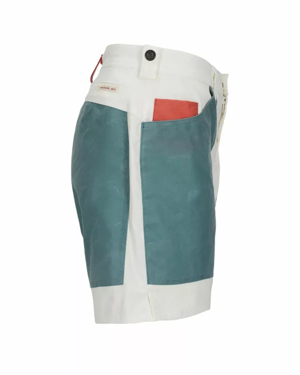 Best Sale Amundsen Sports 7Incher Field Shorts Stormy Blue 014 Offwhite/Stormy Blue