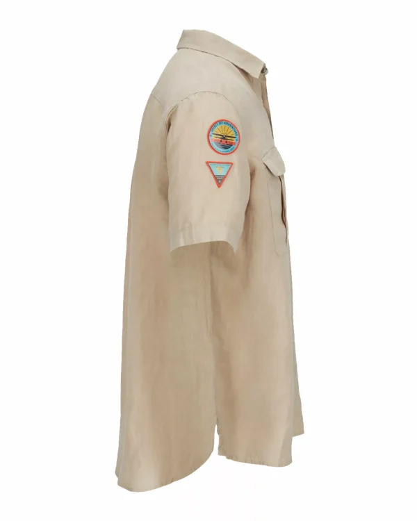 Clearance Amundsen Sports Safari G.Dyed Linen SS 620 Desert