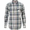 Discount Amundsen Sports Skauen Field Shirt 590 Chequered Navy/Tan