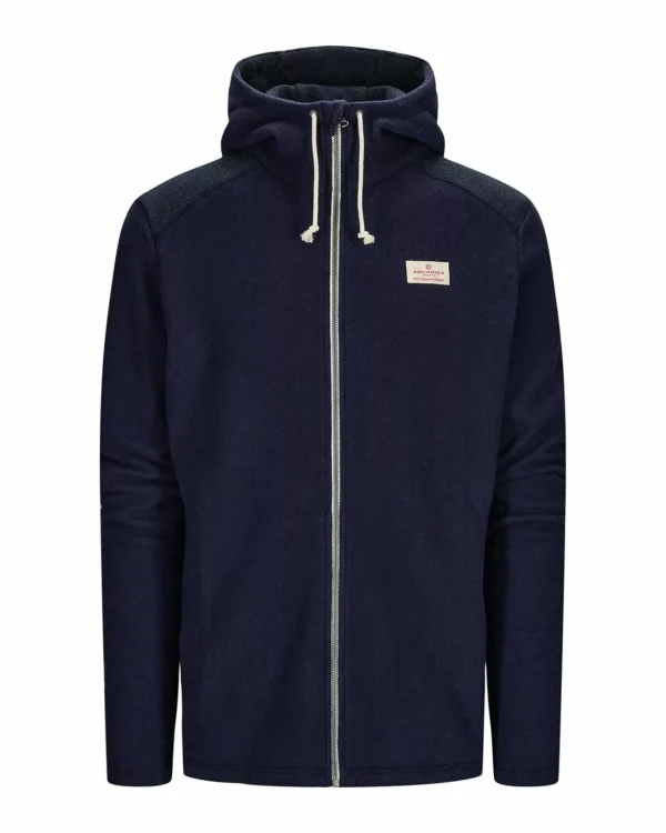 Outlet Amundsen Sports Skauen Full Zip Hoodie 590 Faded Navy
