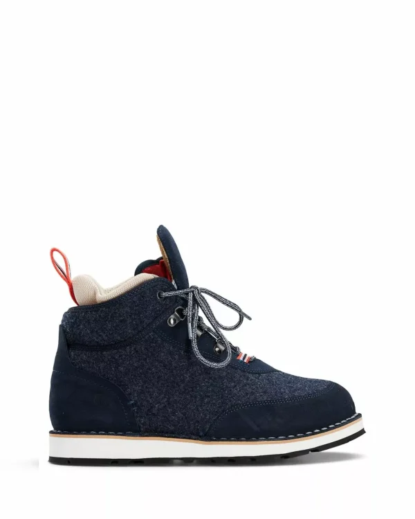 Fashion Amundsen Sports Winter Mucks Low Cut 591 Navy Suede/Navy Wool